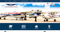 Desktop Screenshot of americanflying.net